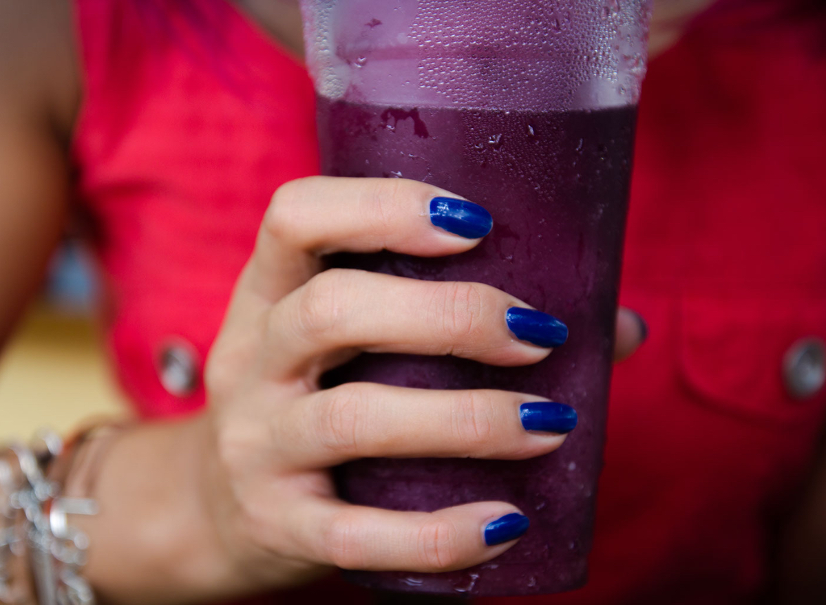 Blueberry juice
