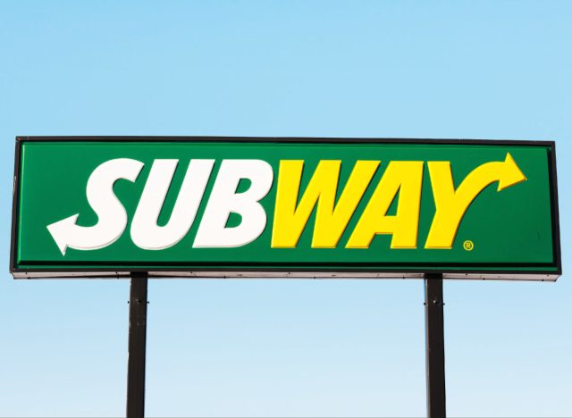 Subway sign