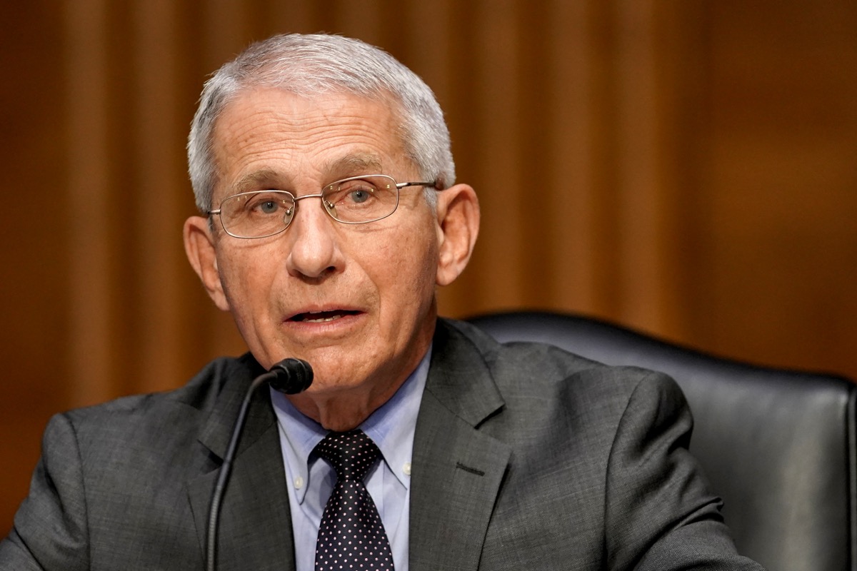 Dr. Anthony Fauci, director of the National Institute of Allergy and Infectious Diseases,