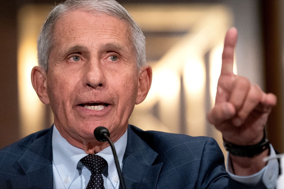 Dr. Anthony Fauci, Director at the National Institute Of Allergy and Infectious Diseases