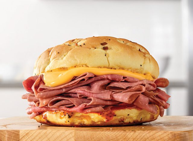 arbys beef and cheese