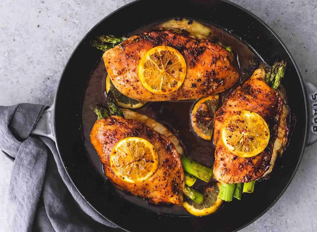 asparagus stuffed chicken