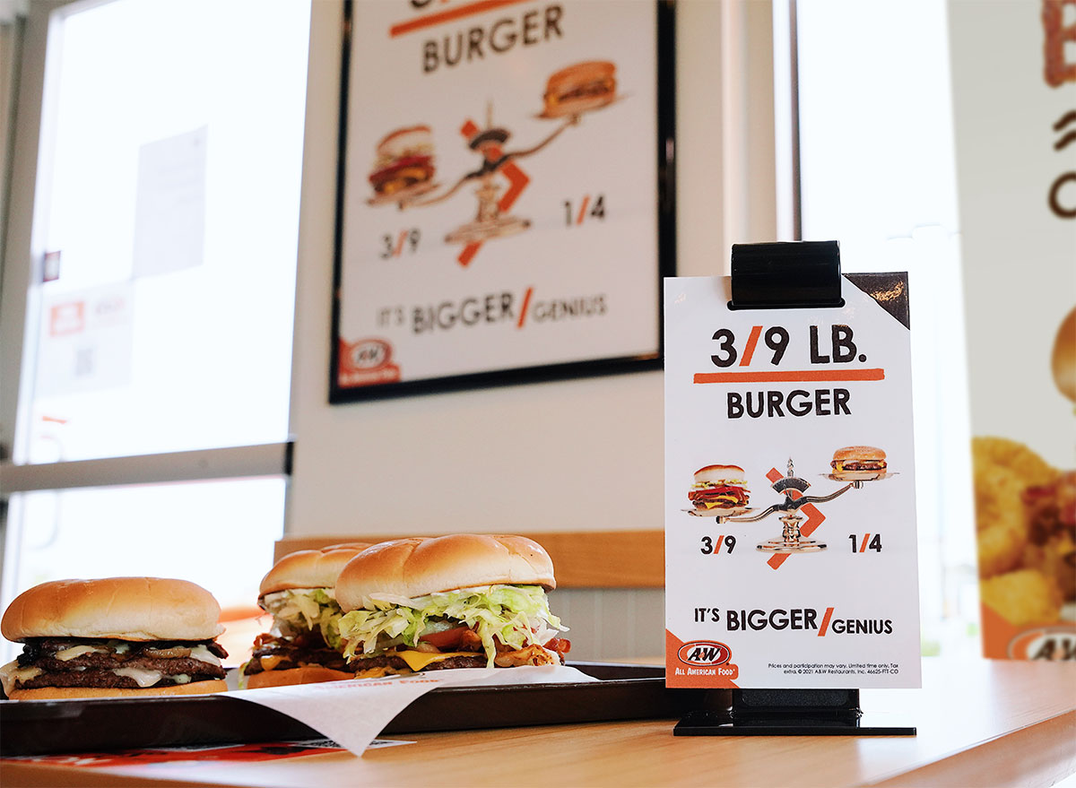 A&W Restaurants Menu, Prices & Delivery Hours