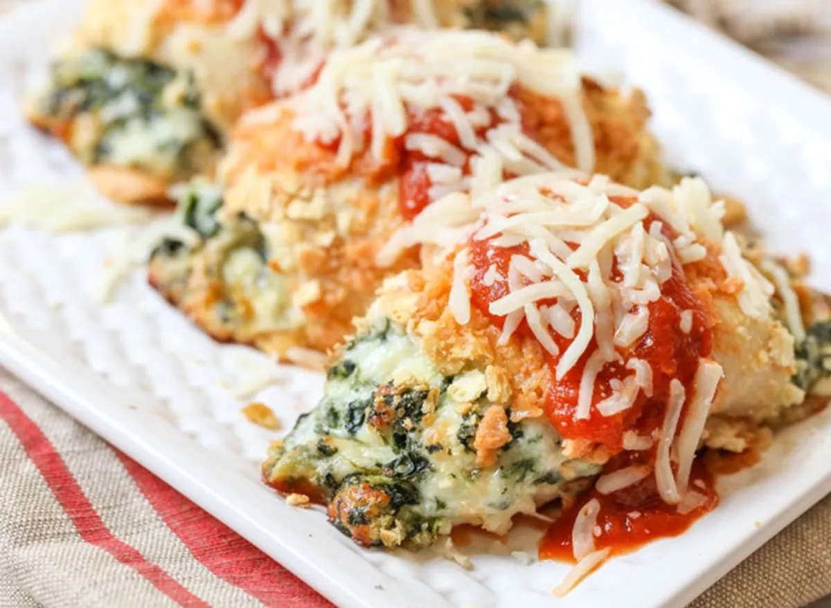 baked stuffed chicken parmesan