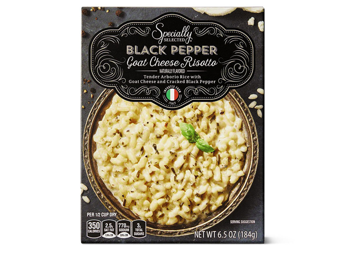 aldi black pepper and goat cheese risotto