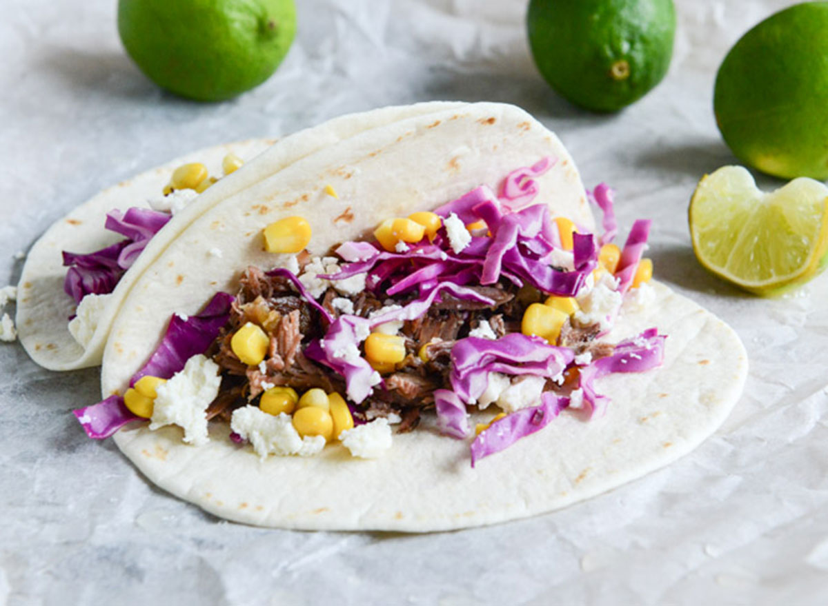 brisket tacos shredded cabbage