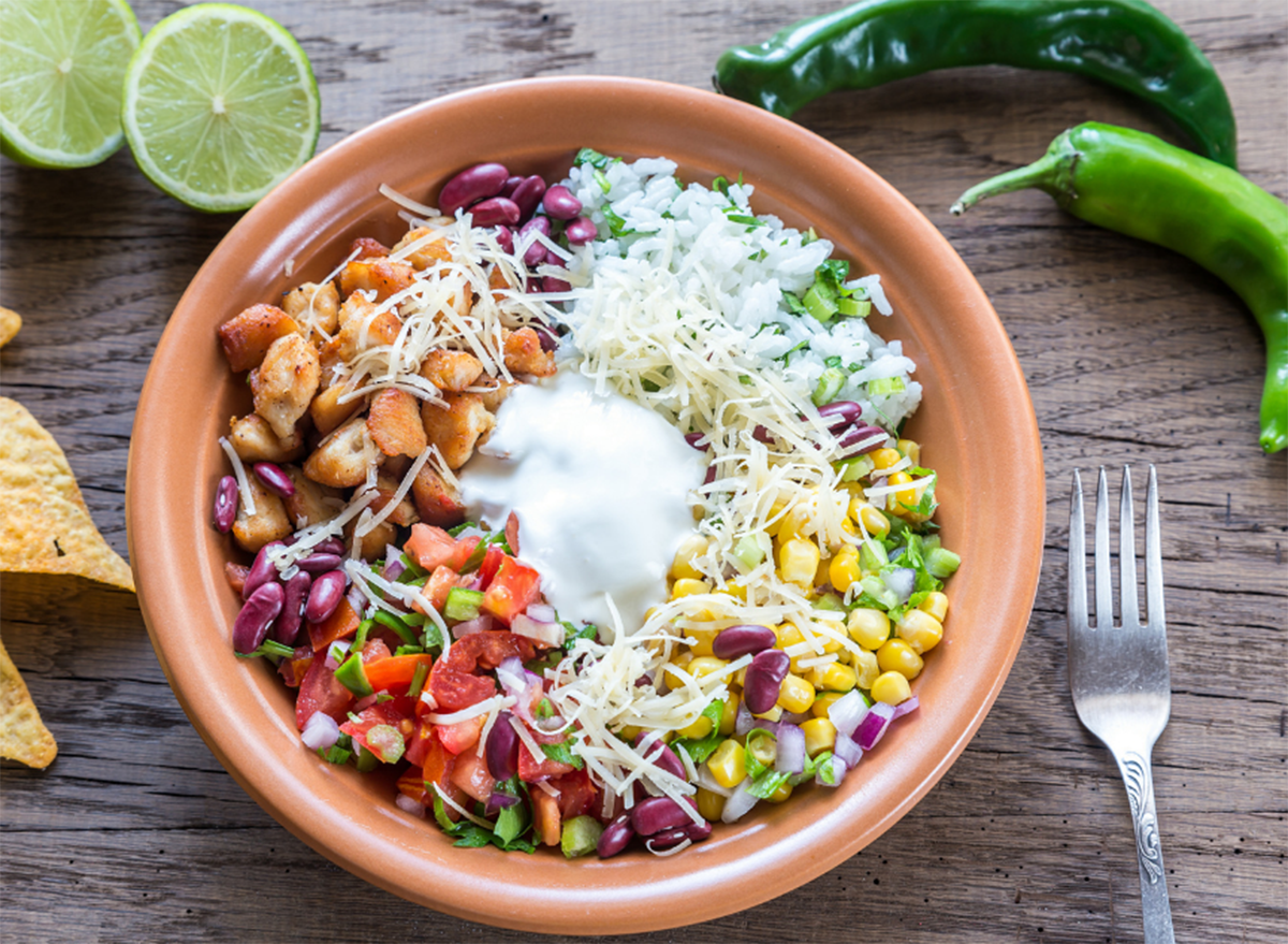 microwave burrito bowl