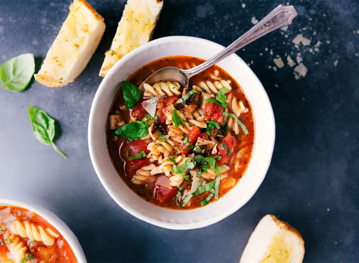 chicken parmesan soup