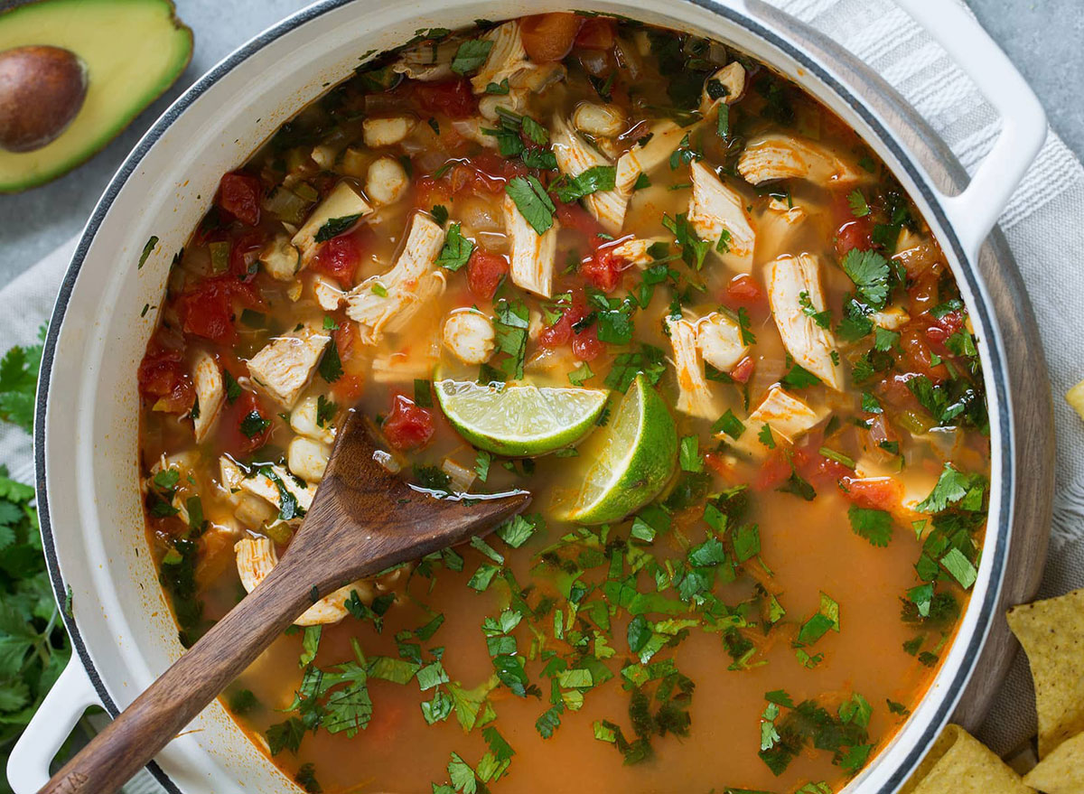 chicken pozole soup