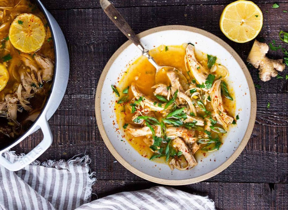 Crockpot Chicken Quinoa Soup - Chelsea's Messy Apron