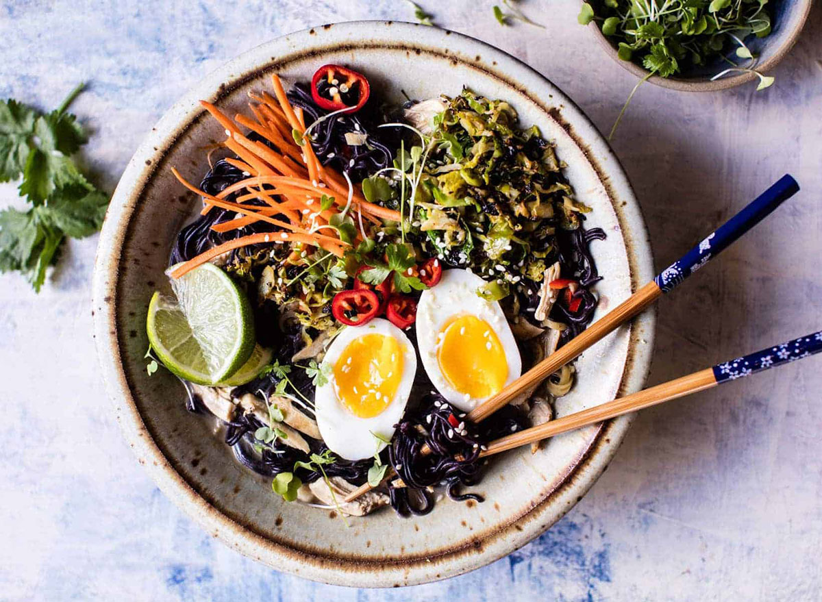 coconut lemongrass chicken ramen