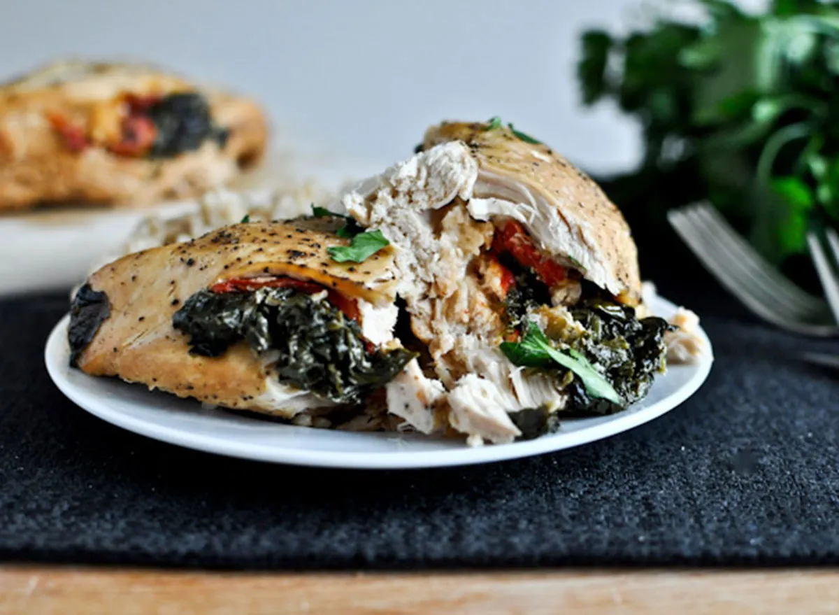 crockpot stuffed chicken