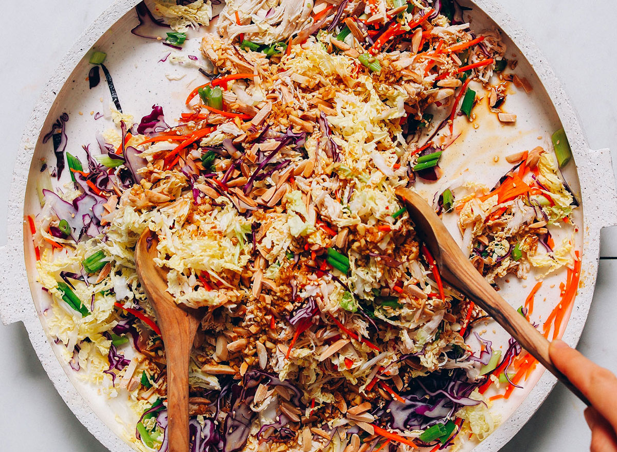 crunchy cabbage slaw