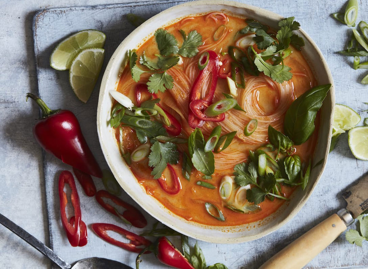 curry coconut noodle soup