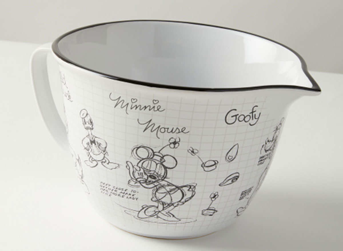 disney mickey mouse ceramic mixing bowl