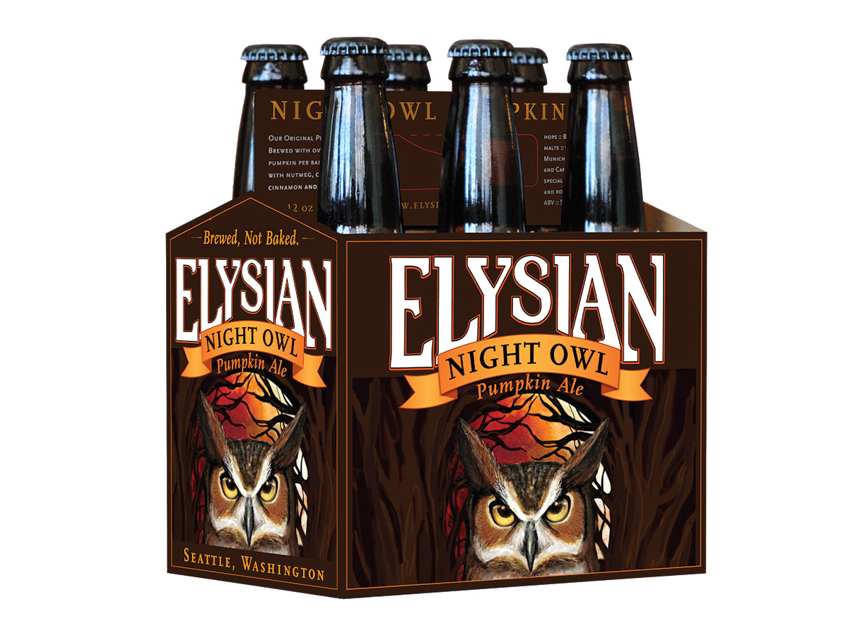 elysian night owl pumpkin ale