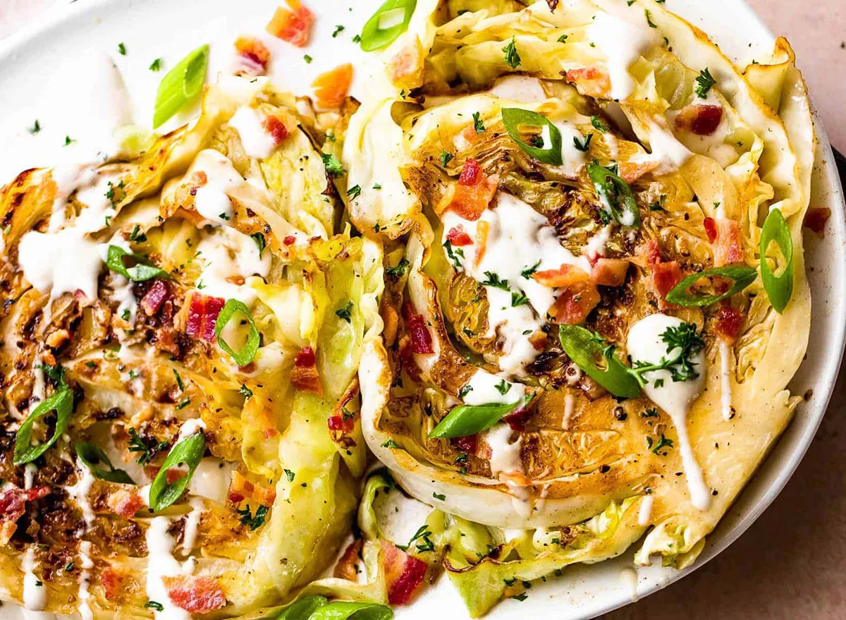 grilled cabbage steaks