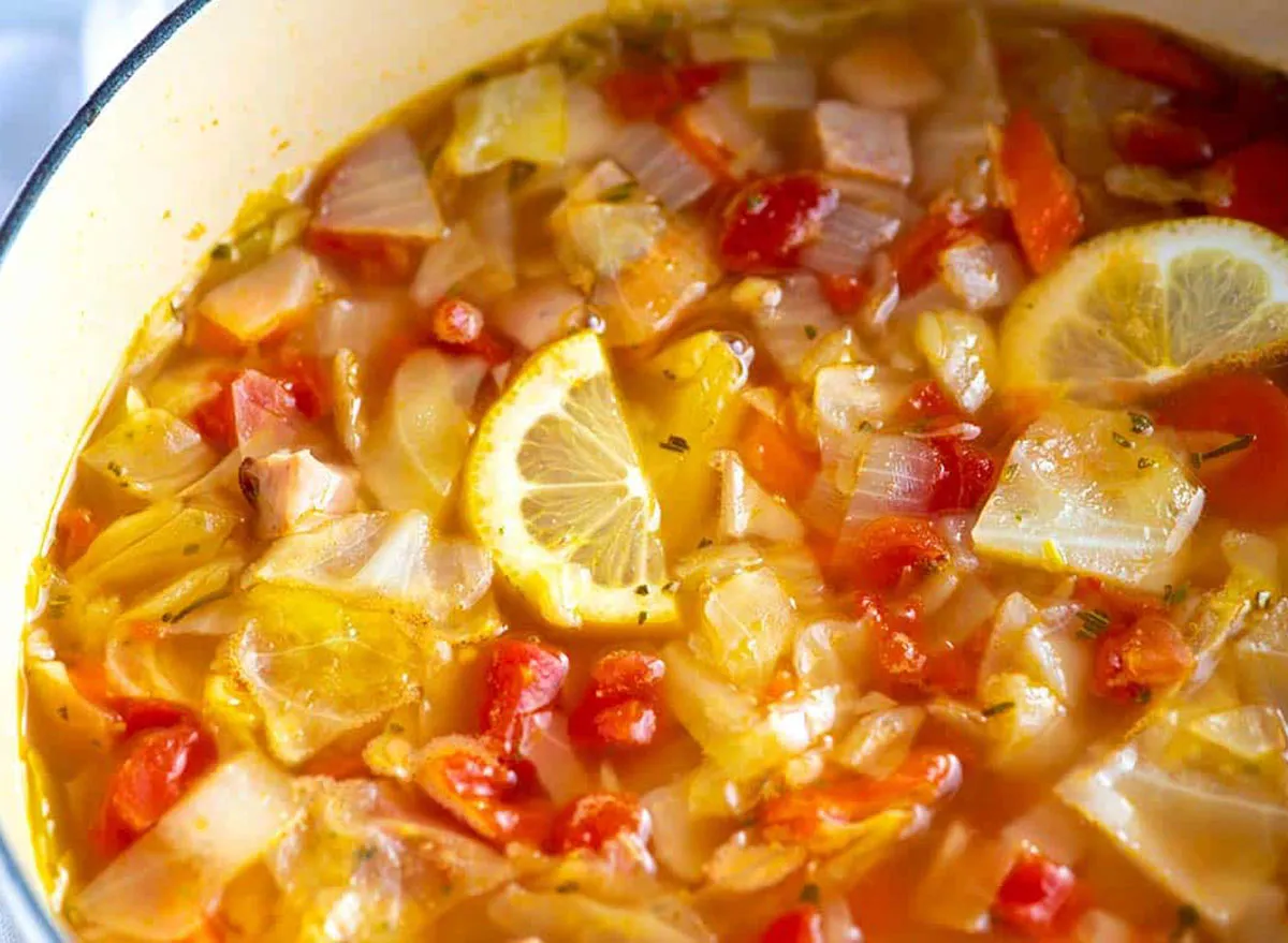 ham and cabbage soup