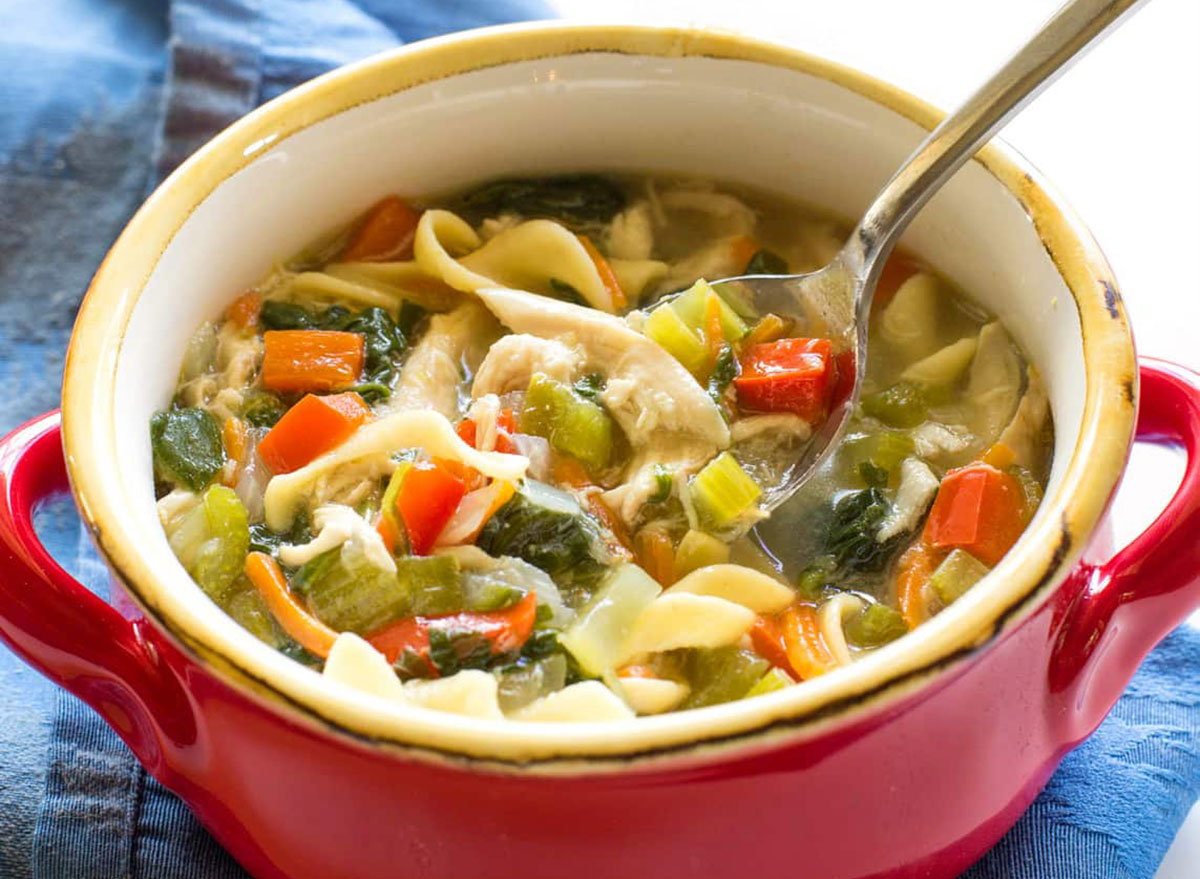 healthy vegetable chicken soup
