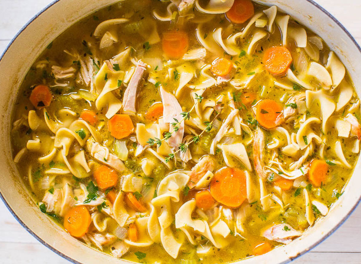 homemade chicken noodle soup