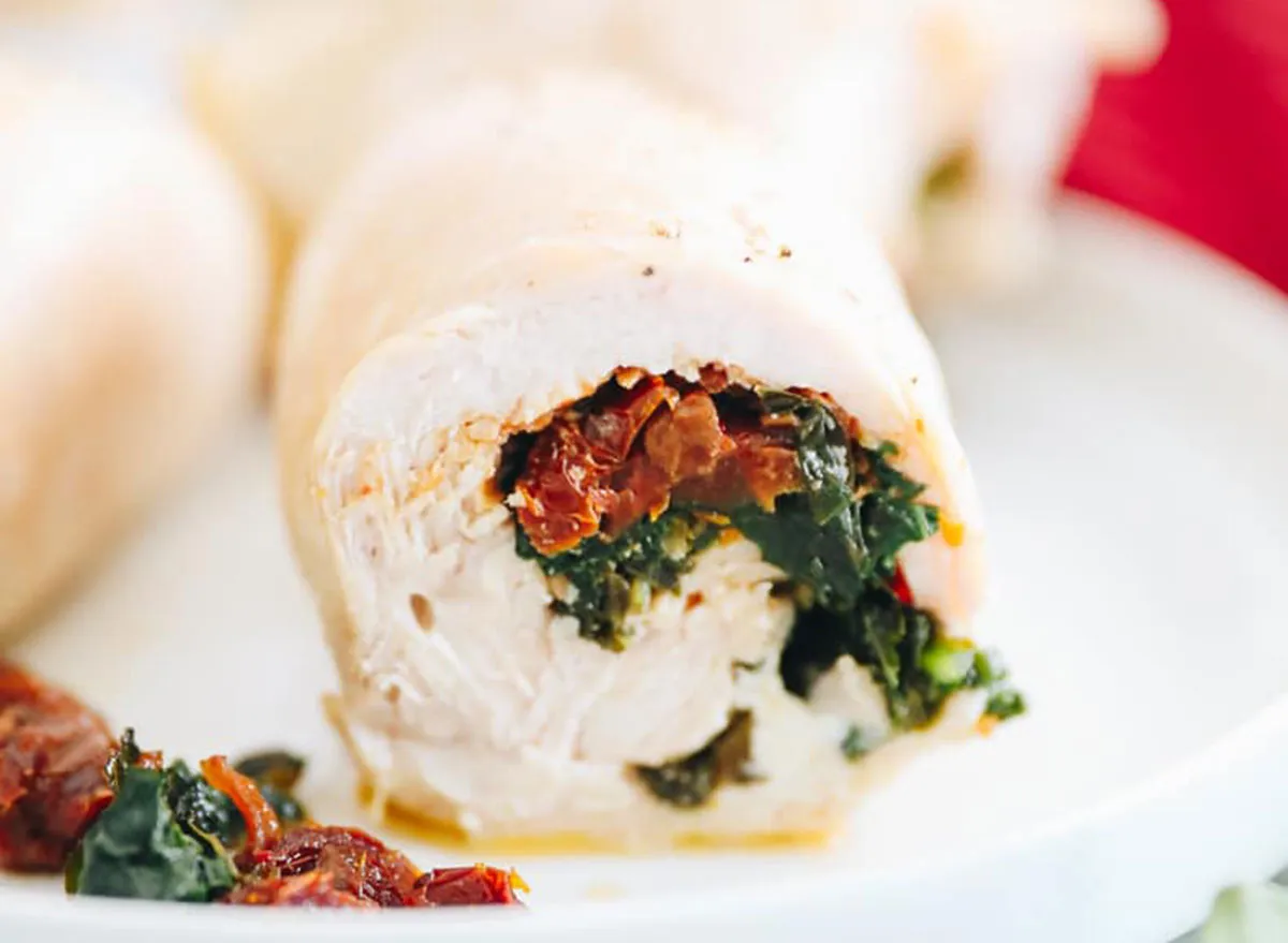 kale sundried tomato stuffed chicken