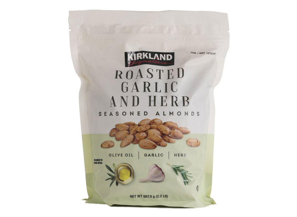 kirkland roasted garlic almonds