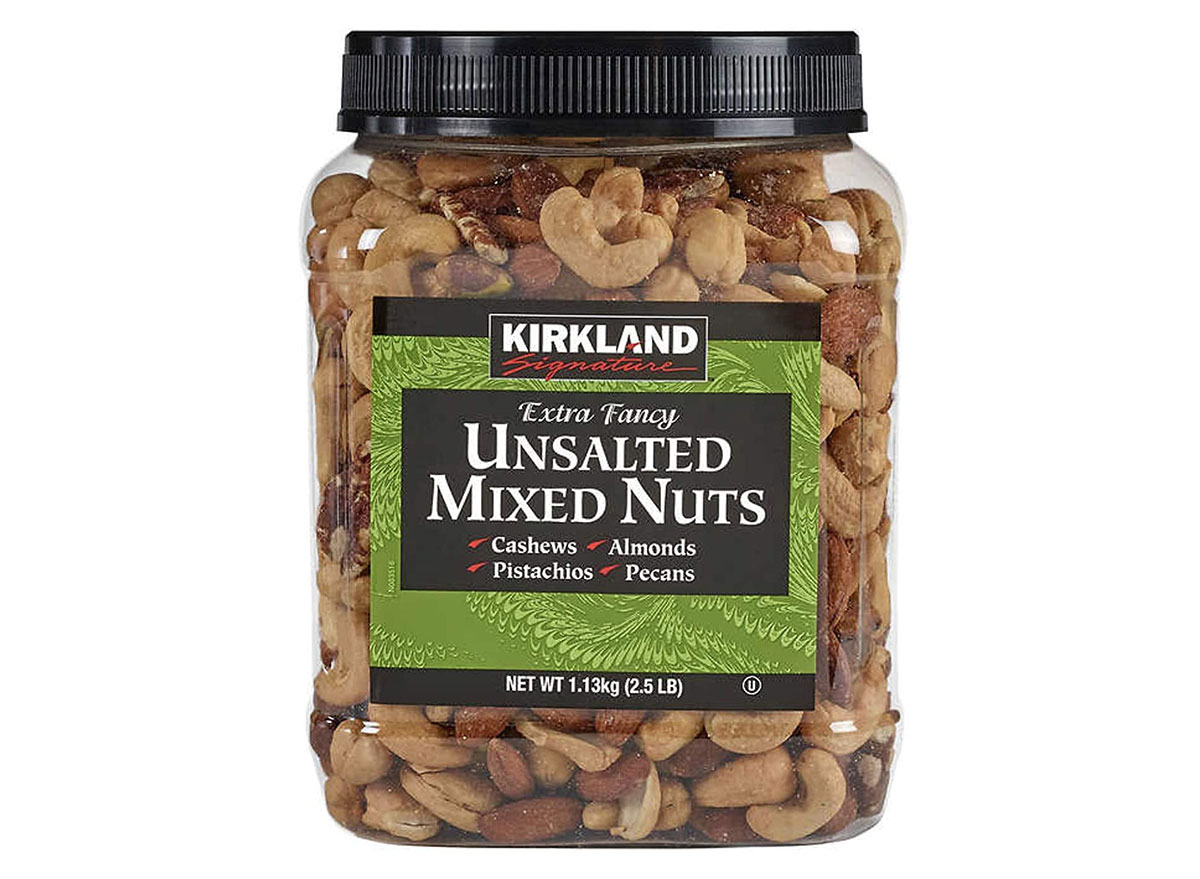 kirkland unsalted mixed nuts