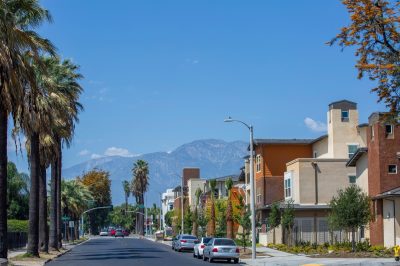 ontario california street scene during the day