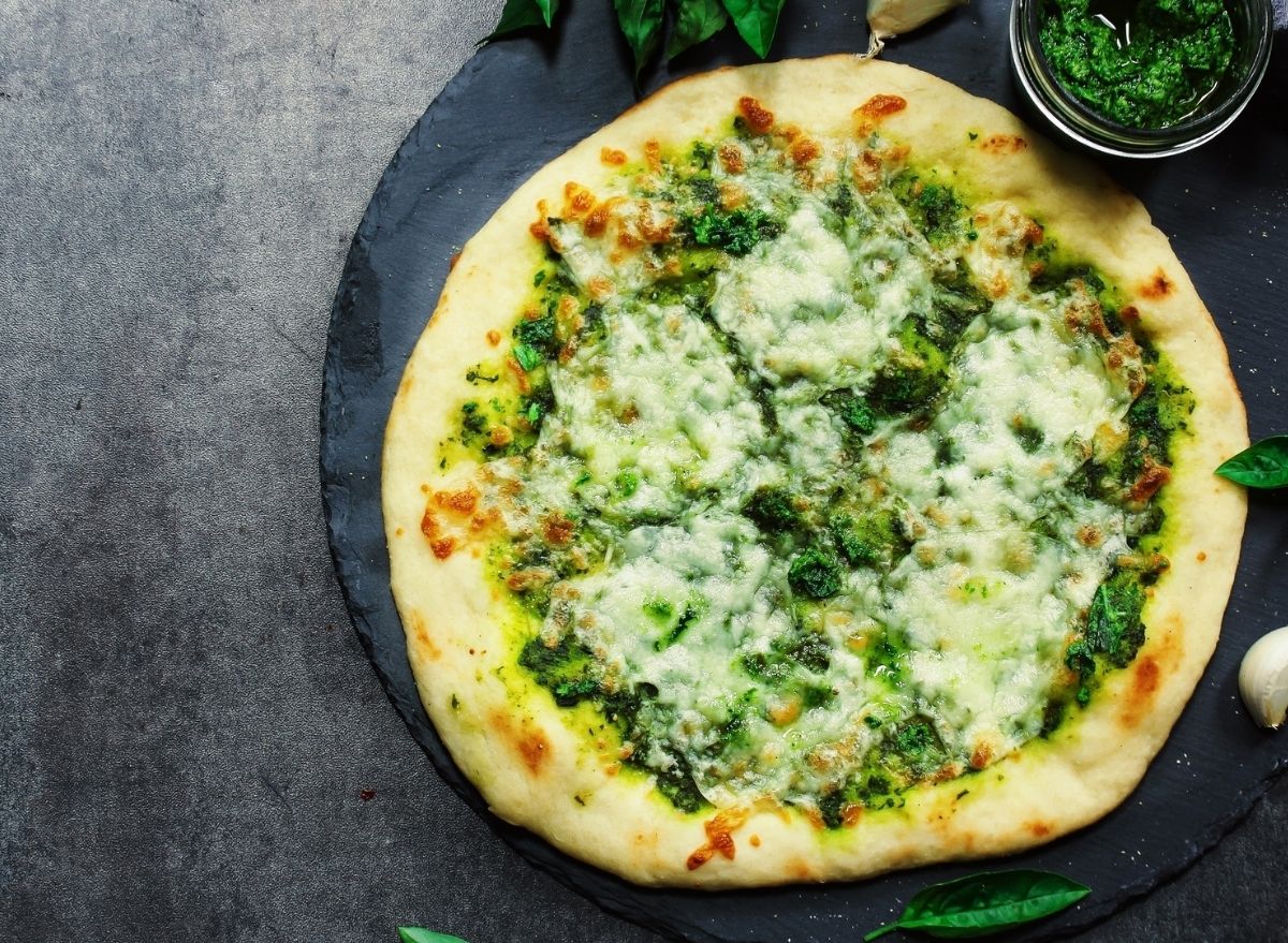 Pesto pizza