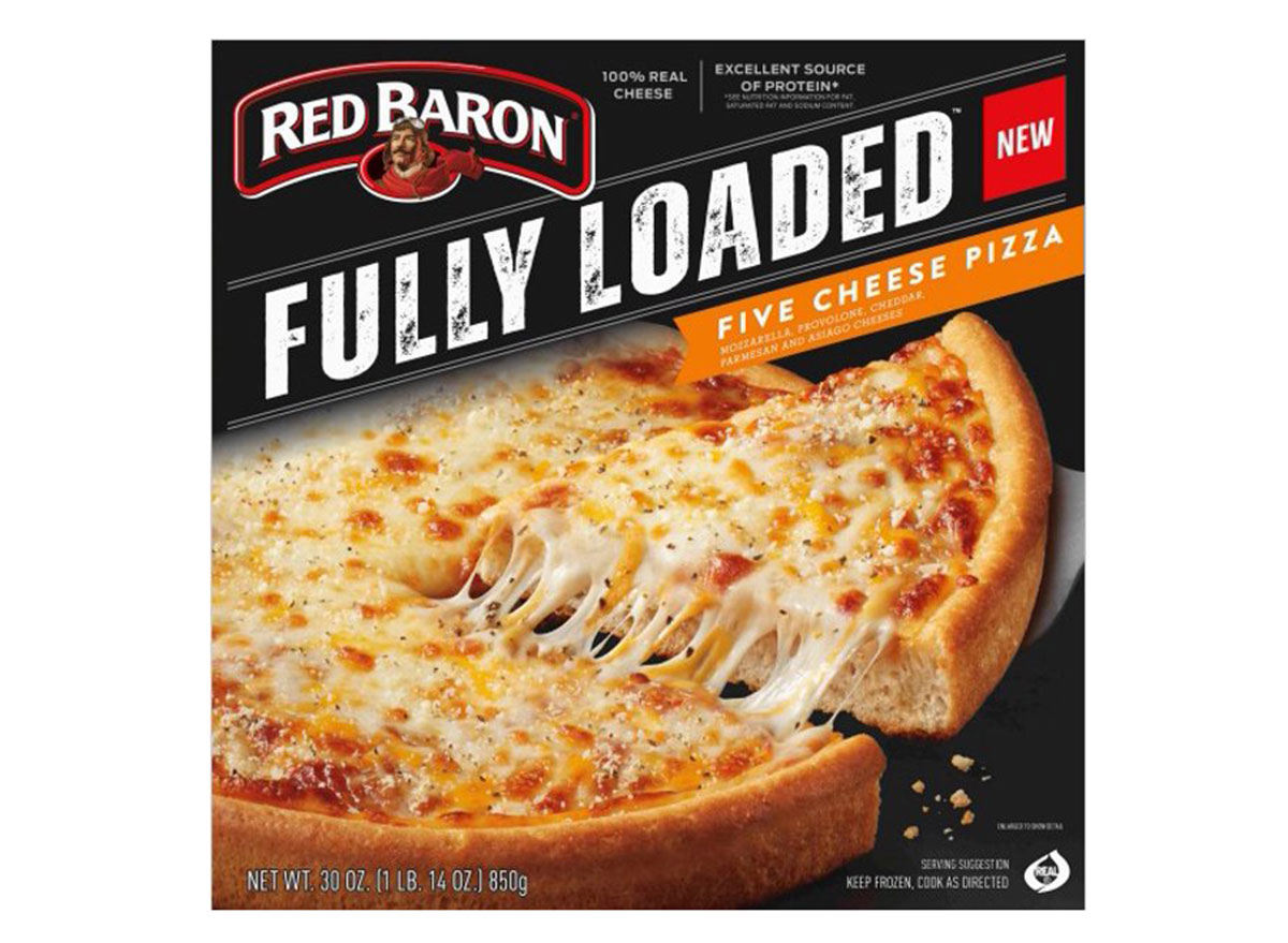 red baron fully loaded five cheese pizza