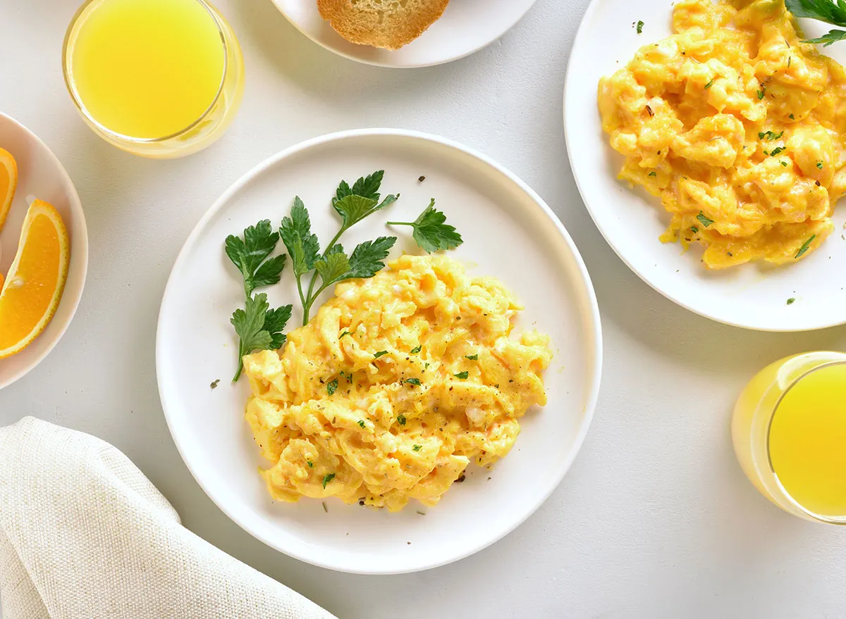 scrambled eggs