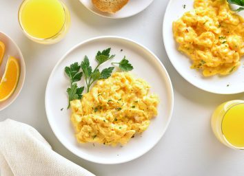 scrambled eggs