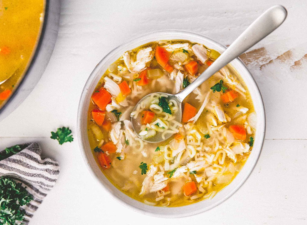 simple chicken noodle soup miso