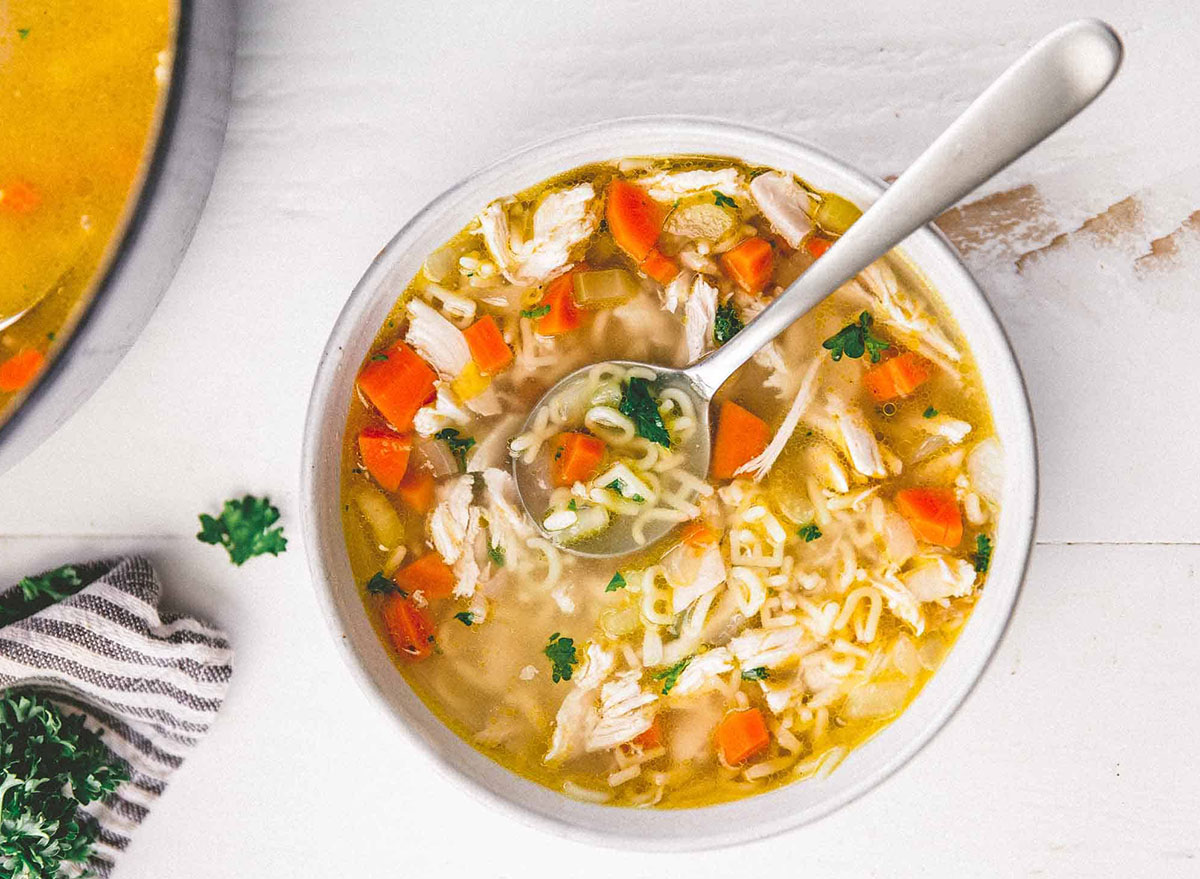 simple chicken noodle soup miso