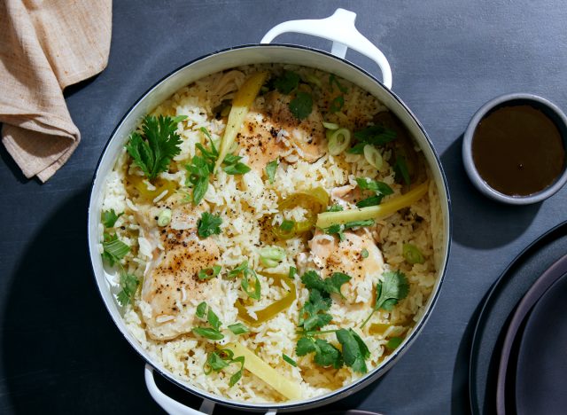 One Pot Chile Ginger Chicken & Rice