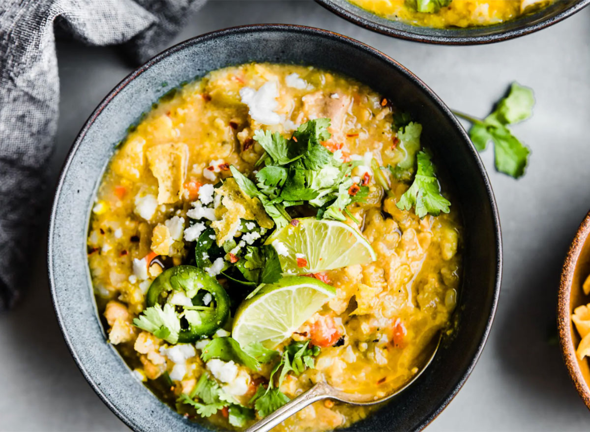 tortilla chicken verde chili