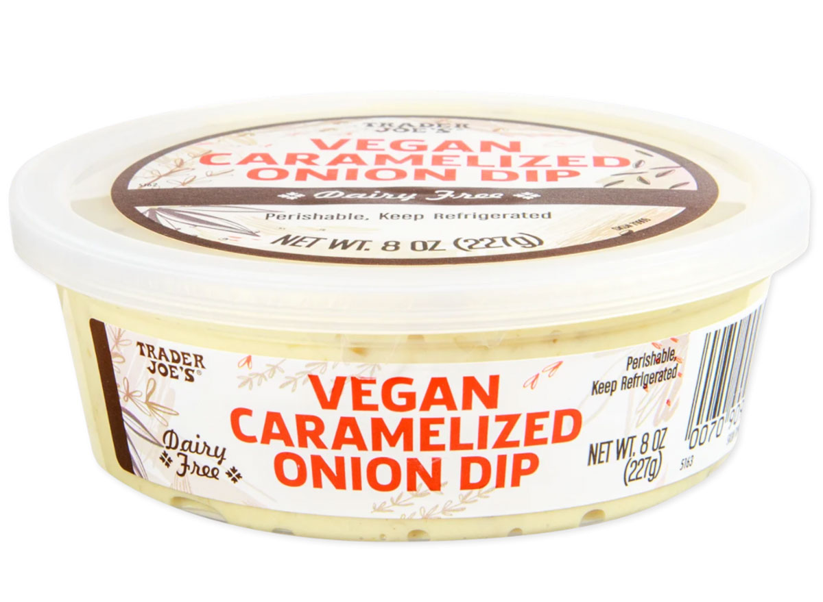 trader joes vegan caramelized onion dip