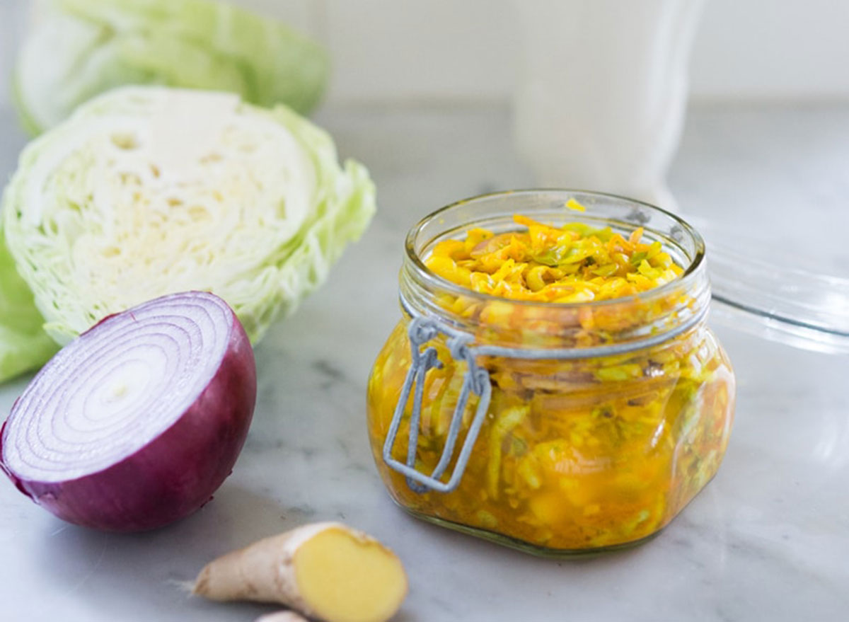 turmeric sauerkraut