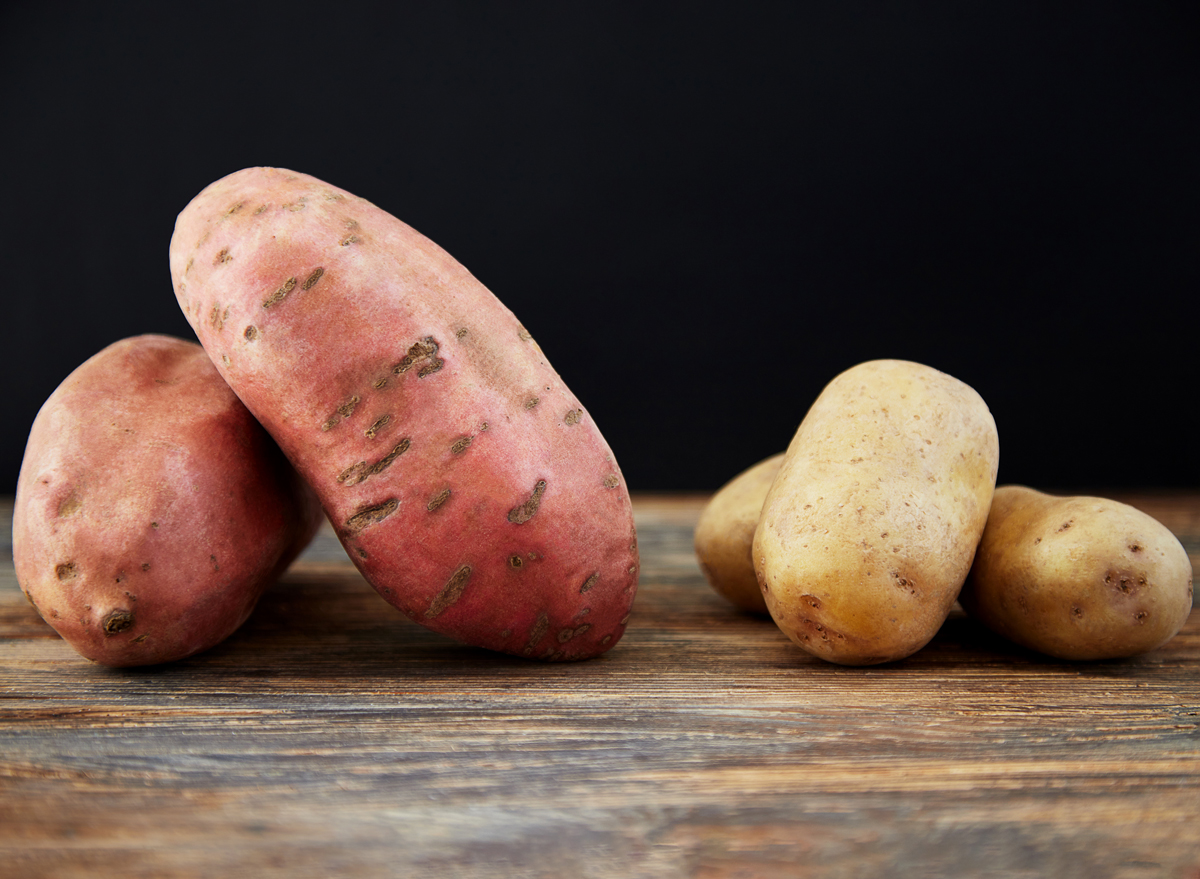 The Verdict On Whether White or Sweet Potatoes Are Healthier — Eat This Not  That