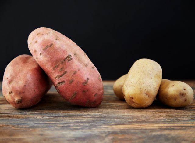 normal vs white potatoes