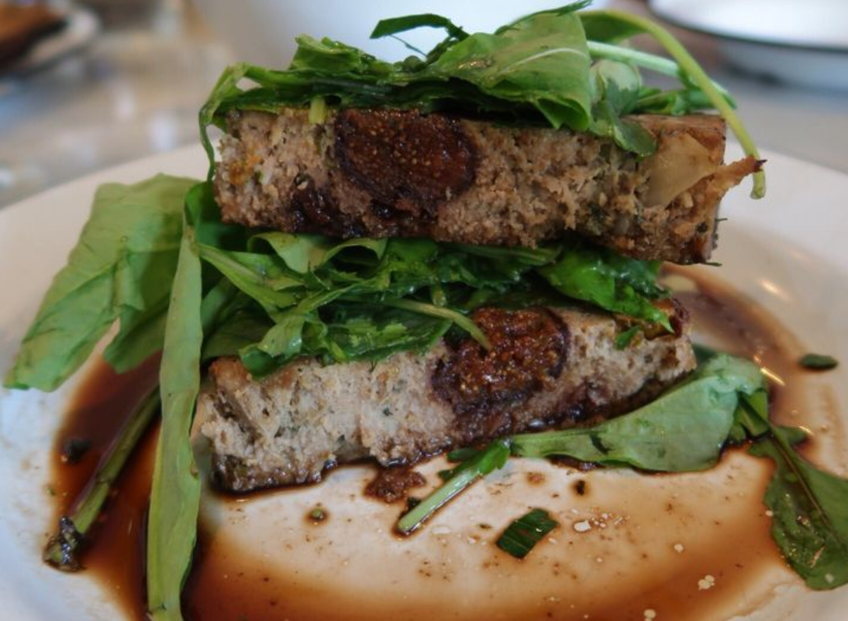 meatloaf and greens