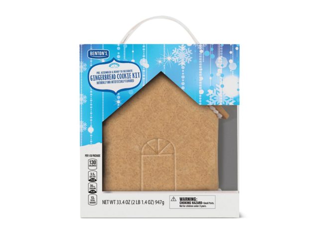 ALDI Benton's Pre-Built Gingerbread House Kit