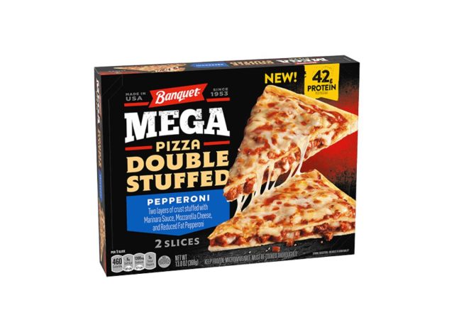 Banquet Mega double stuffed pepperoni pizza