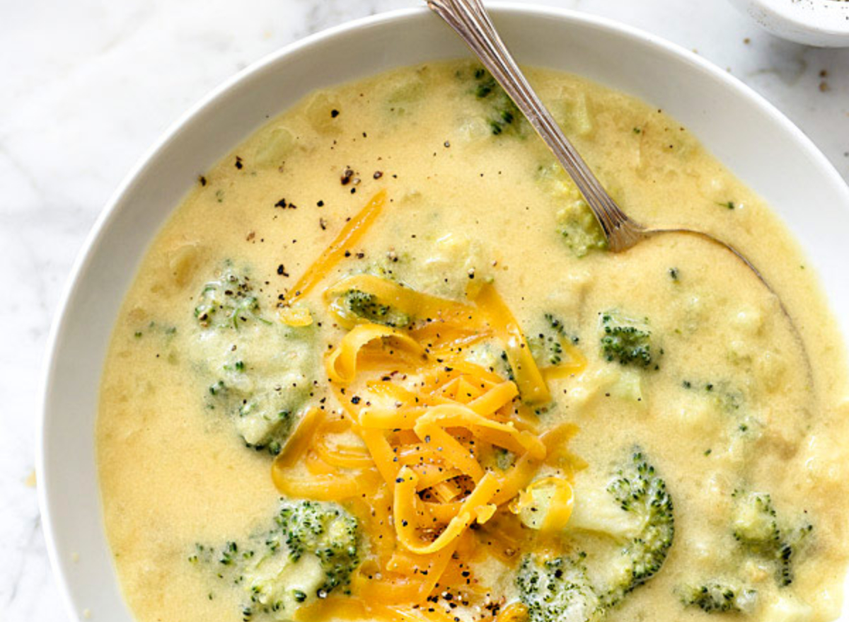 broccoli cheese and potato soup