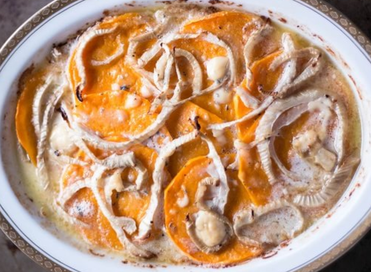 butternut squash fennel gratin