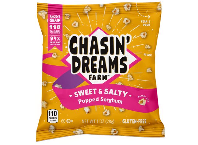 Chasin' Dreams Farm sweet and salty popped sorghum