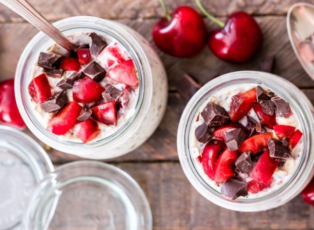 Cherry Chocolate Overnight Oats