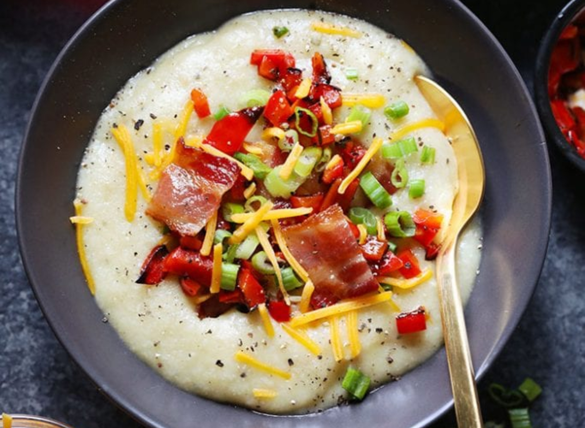 loaded cauliflower potato soup