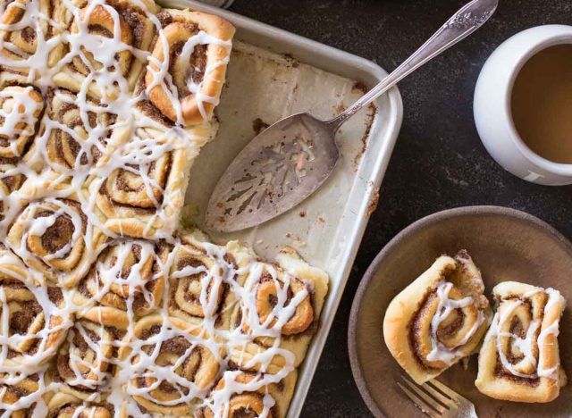 Sheet Pan Cinnamon Rolls