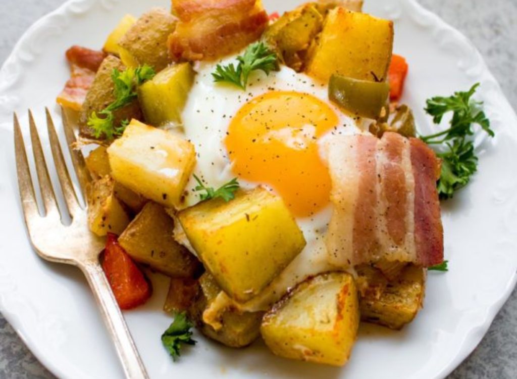 Sheet Pan Breakfast Hash and Eggs